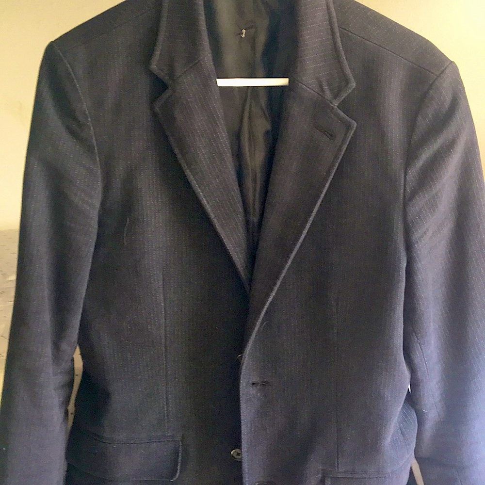Gap Navy Pinstripe Blazer